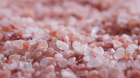 Pink Himalayan Rock Salt Stock Footage 150953267