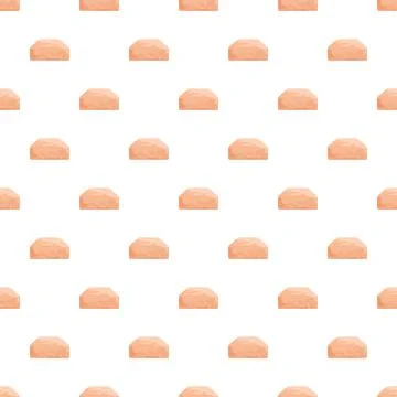 Pink himalayan salt blocks seamless pattern Stockillustratie