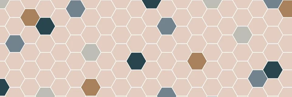 Pink honeycomb pattern design, Abstract geometric pattern. Pink pastel textur Stock Illustration