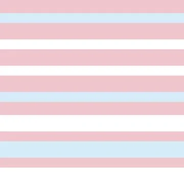 Pink Horizontal Striped seamless pattern design Stock Illustration