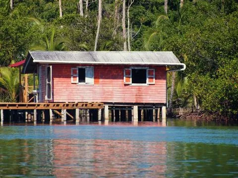 Pink house Stock Photos