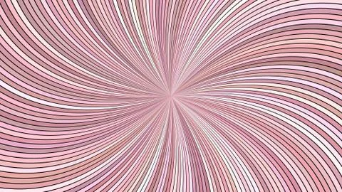 Pink hypnotic abstract spiral background from curved rays Stock Illustration