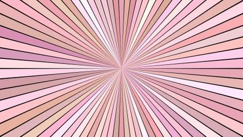 Pink hypnotic abstract striped ray burst background design 库存插图