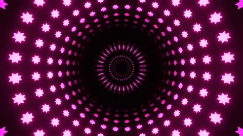 Pink Hypnotic Radial Pulse Background VJ Loop in 4K Stock Footage 341669679