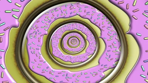 Pink Iced Donuts Stock Footage 159712585