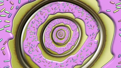 Pink Iced Donuts Stock Footage 159712713