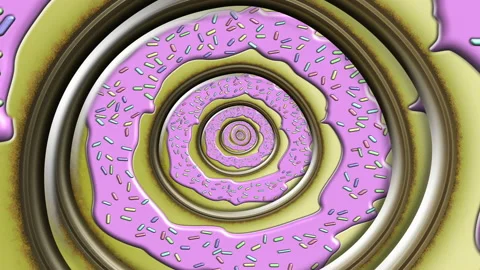 Pink Iced Donuts Stock Footage 159714698