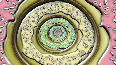 Pink Iced Donuts Stock Footage 159716201