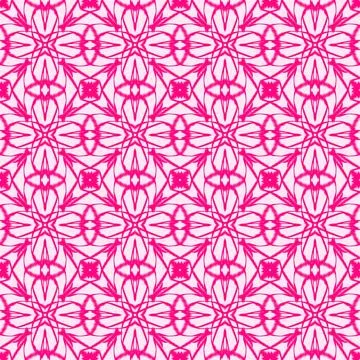 Pink Ikat Seamless Pattern Stock Illustration