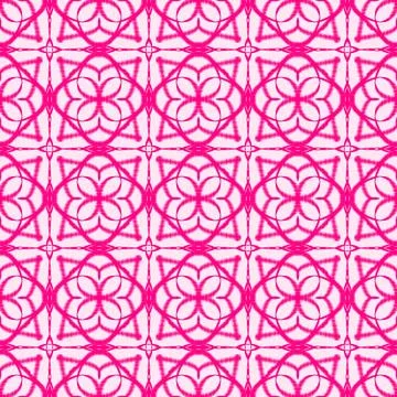 Pink Ikat Seamless Pattern Stock Illustration