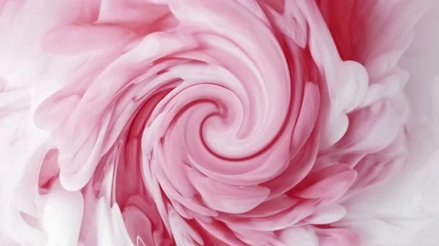 Pink ink cloud mixed water on abstract background Stock Footage 146319474