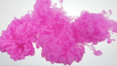 Pink Ink In Water Stock Footage 170526167