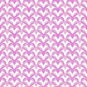 Pink interlaced circles textured fabric background Stock Illustration