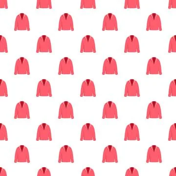 Pink jacket seamless pattern for fashion and textile design Stock Illustration