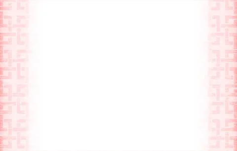 Pink Japanese pattern frame: corner connection Stock Illustration