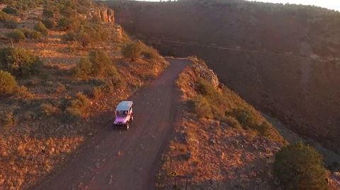 Pink Jeep Stock Footage 106551120