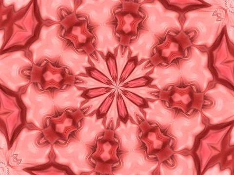 Pink Kaleidoscope Background Stock Illustration