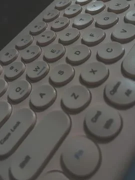 Pink Keyboard Stock Photos