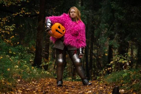 Pink knight Stock Photos