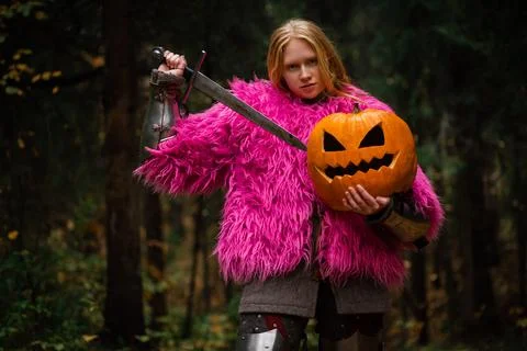 Pink knight Stock Photos