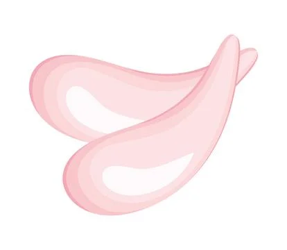 Pink korean patch beauty Stock Illustration