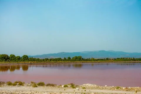 Pink Lagoon Foto stock