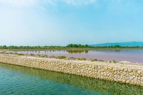 Pink Lagoon Foto stock
