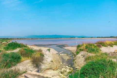 Pink Lagoon Foto stock