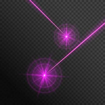 Pink Laser Beams Stock Illustration