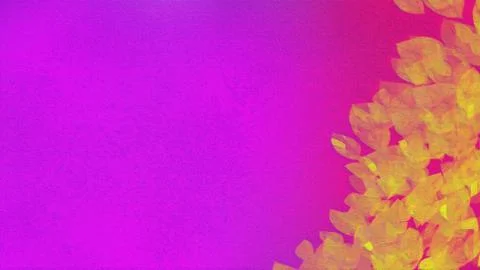 Pink Leaf Abstract Gradient Design Stock Illustration
