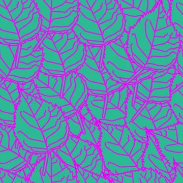 Pink leaf Stock Illustration