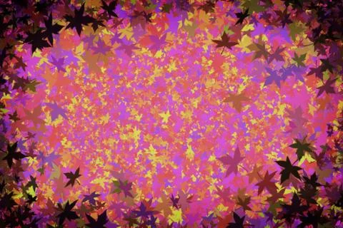 Pink leaves background 스톡 일러스트