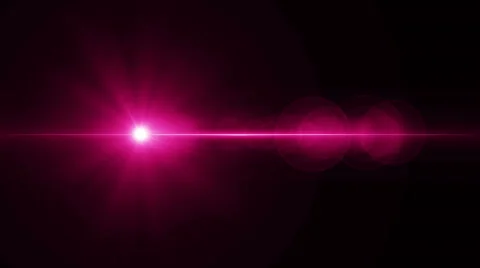pink lens flare flash cinematik effect, Stock Video
