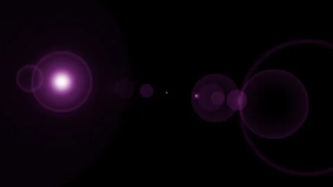 Pink Lens Flare Light Transition Horizontal Motion Background. Видео 332150105