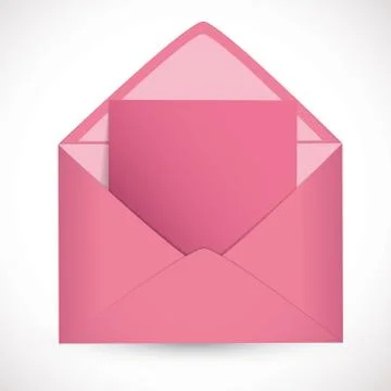 Pink letter Stock Illustration