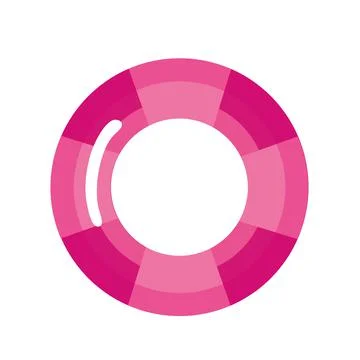 Pink lifeguard float 库存插图