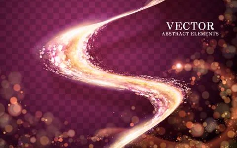 Pink light elements イラスト素材