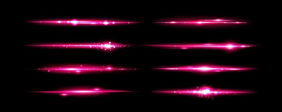 Pink light flare effect with magic lens sparkle イラスト素材