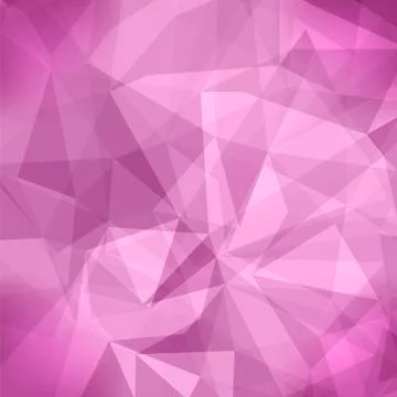 Pink Light Polygonal Mosaic Background Stock Illustration