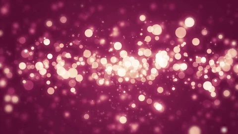 Pink light shine particles bokeh, holiday concept. Christmas animated golden  動画素材 82443597