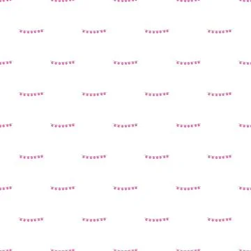 Pink light string garlands seamless pattern festive background Illustrazione stock