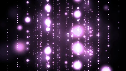 Pink Light Strings Tunnel Stock Footage 92339485
