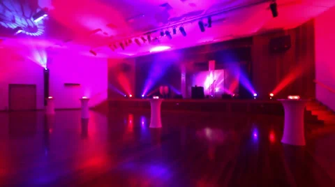 Pink lighting for a live event Stock Footage 31694095