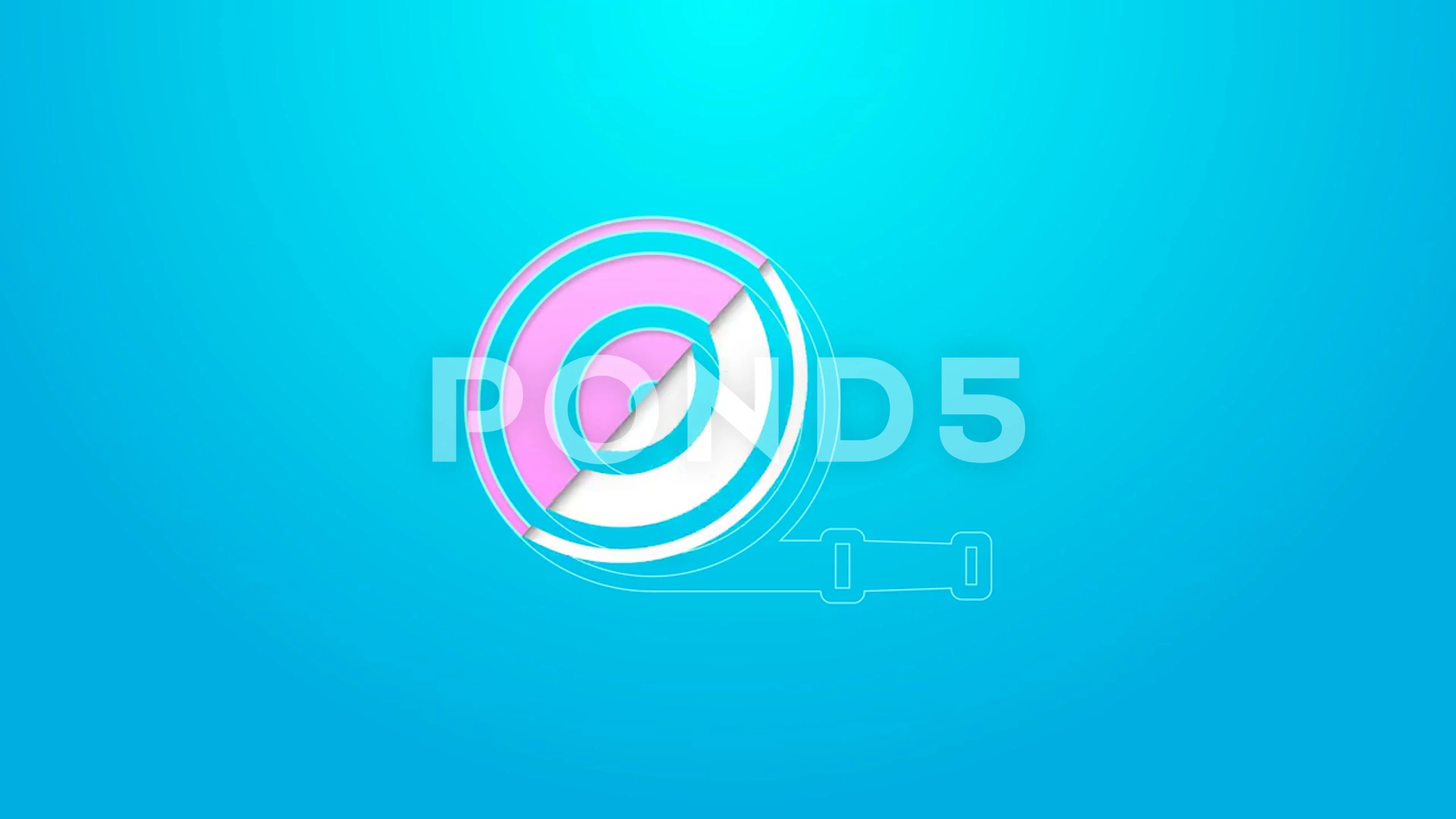 Line Fire Hose Reel Icon Isolated On White Background. Colorful
