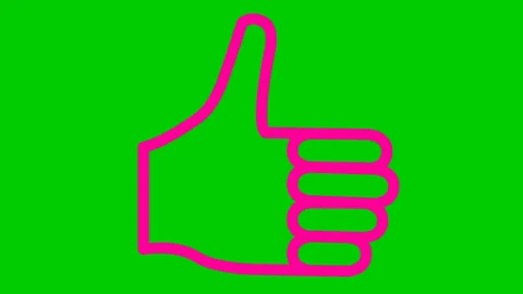 Pink line like green Video stock 202084575