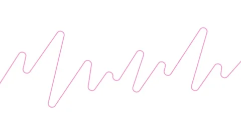 Pink line white Stock Footage 284805798