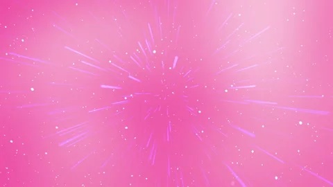 Pink lines and white dots on a pink galaxy background Stock Footage 310918301