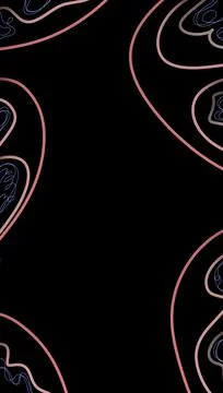 Pink lines on black background, abstract art, contemporary illustration, mode Stock Illustration