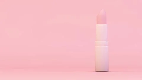 Pink lipstick Stock Illustration