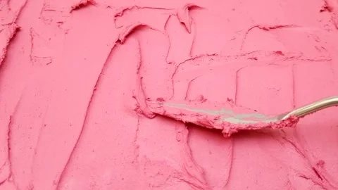 Pink Lipstick Strokes Background, Abstract Pink Makeup Texture, Cosmetic Vidéo 334101678